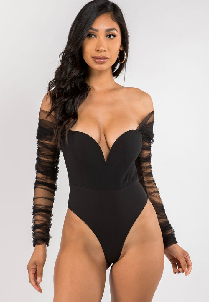 Classic Black Bodysuit - ShopperBoard